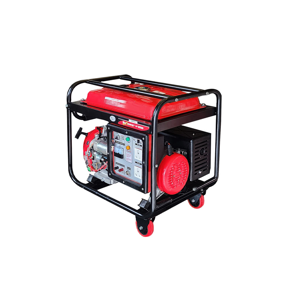 5.5 KVA Portable Generator, Petrol Run, Model HP-6500, Recoil Start